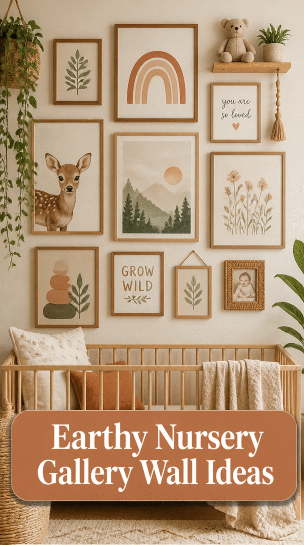 The Earthy Nursery Gallery Wall Trick That Works for Any Gender