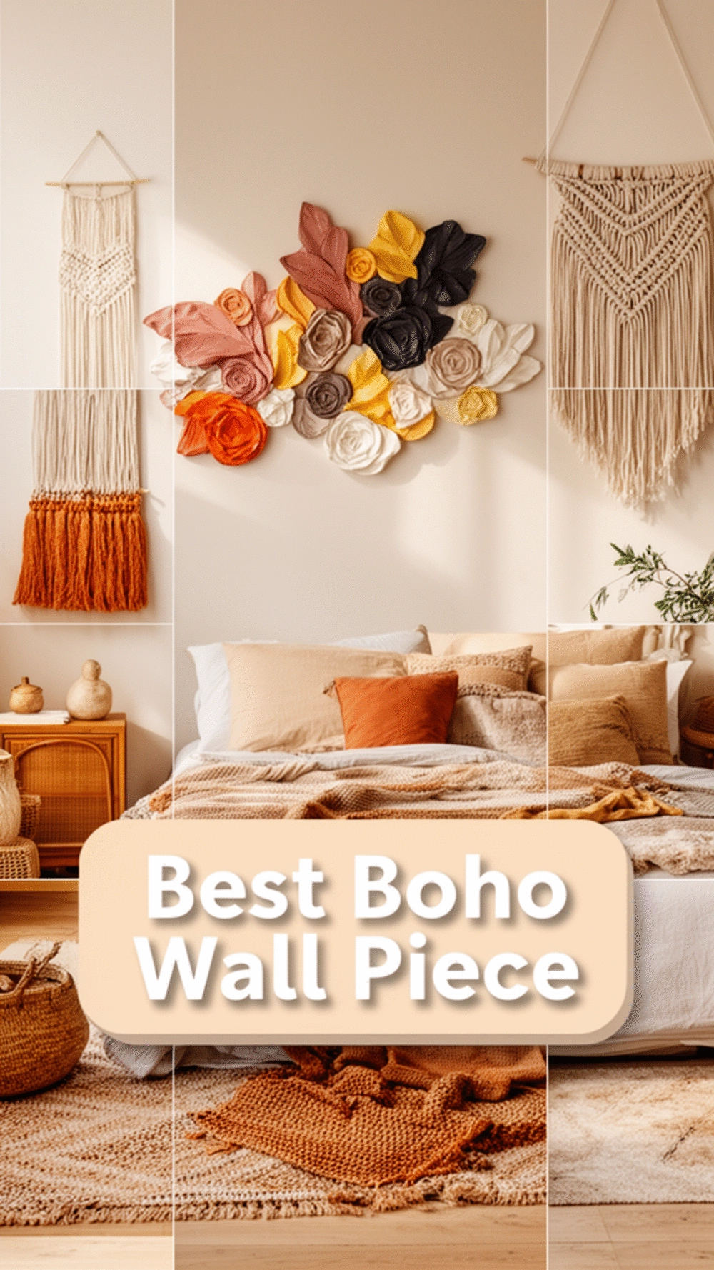 The One Polymer Clay Wall Piece Designers Use in Modern Boho Bedrooms