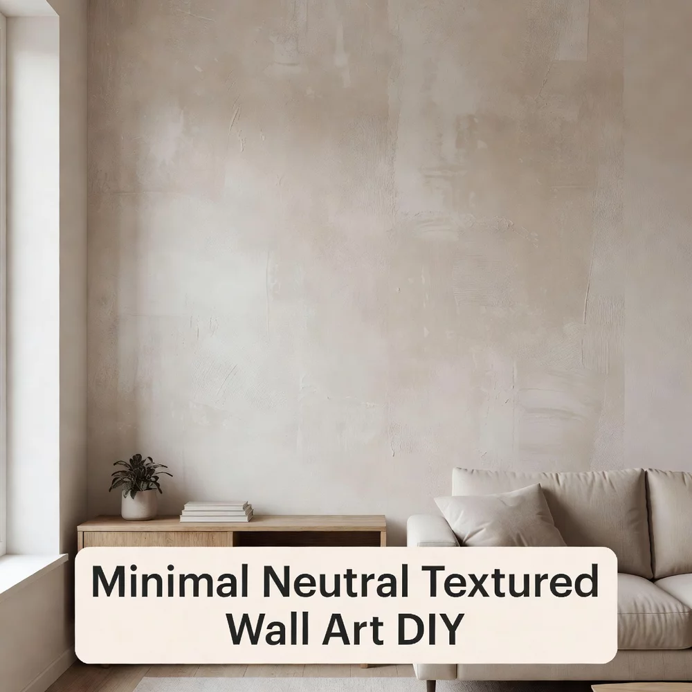 Minimal Neutral Textured Wall Art for Calm Homes