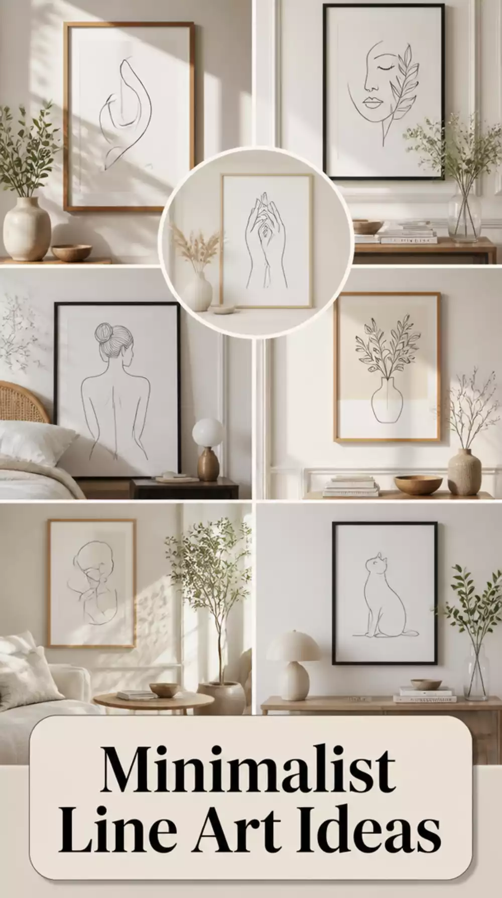 Printable Minimalist Line Art Print That Looks Expensive in a Simple Frame