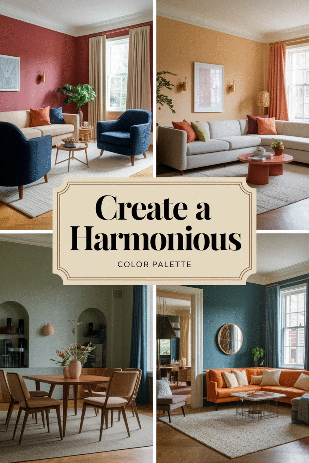 How to Create a Harmonious Color Palette for Open-Plan Living