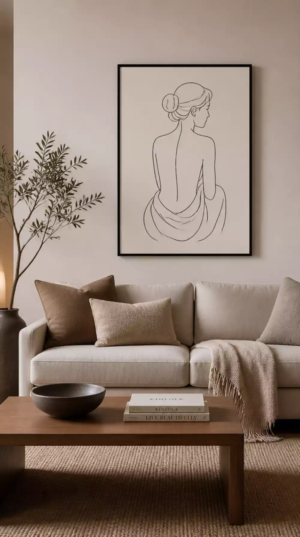 The One Minimalist Line Art Print That Makes a Room Look Effortlessly Styled