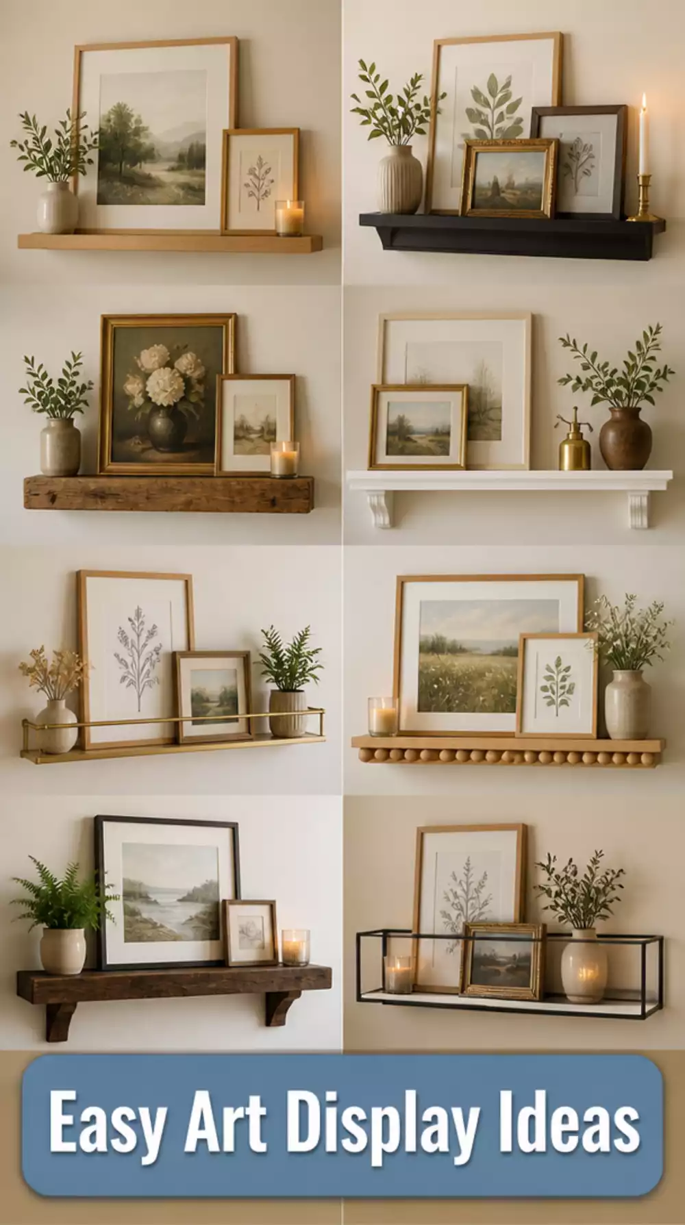 The Hallway Picture Ledge Trick That Makes Changing Art Easy and Cheap