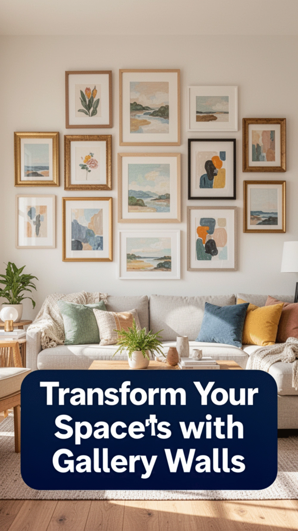 Create a stunning gallery wall to enhance your home decor