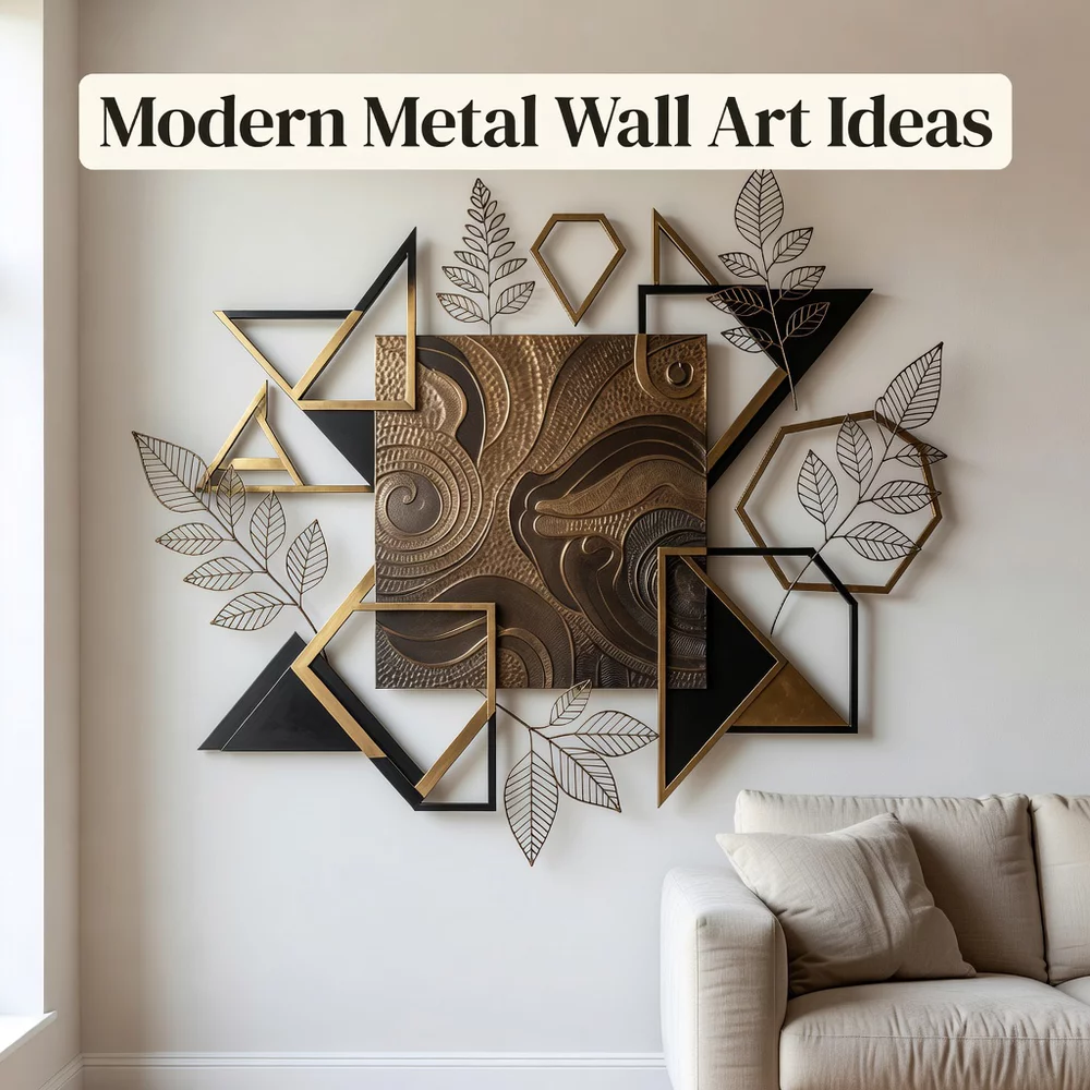 Modern Metal Wall Art Ideas for Stylish Living Rooms