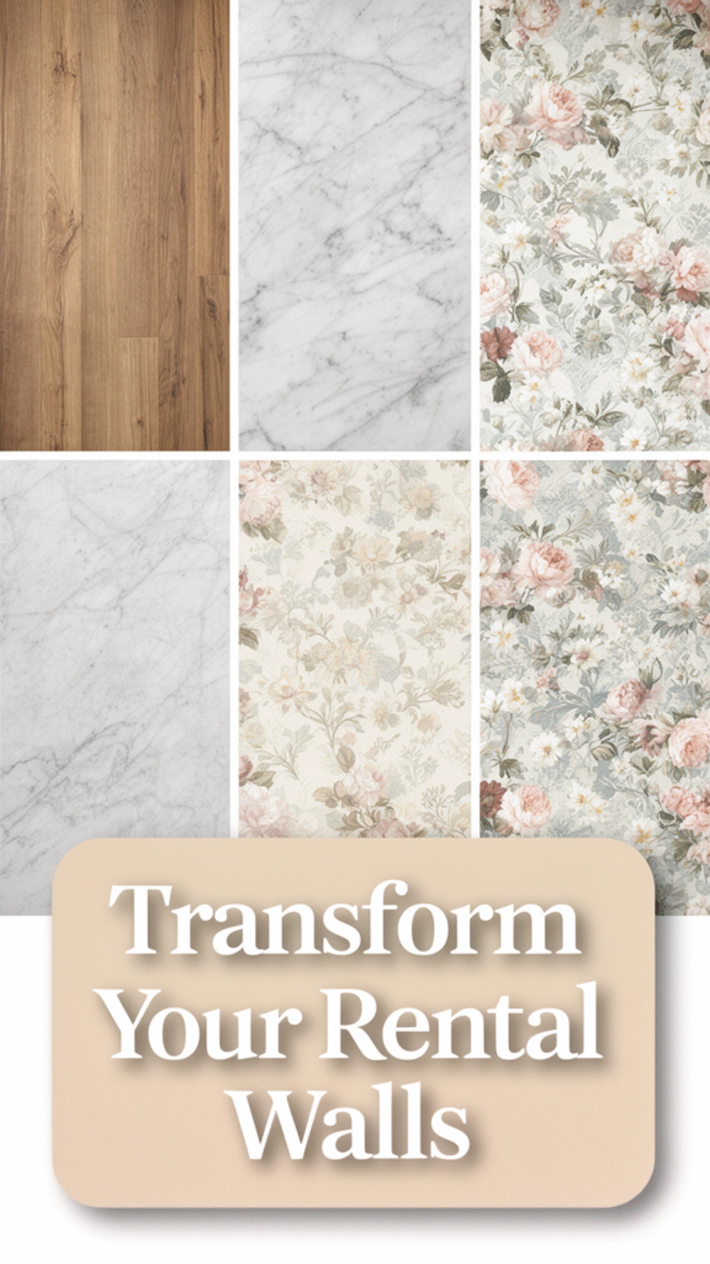 Bedroom Removable Wallpaper Art Panel That Transforms a Rental Wall