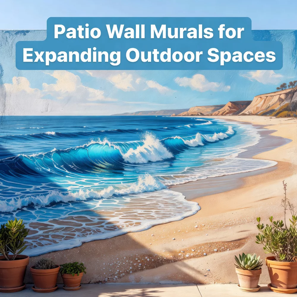 Patio Wall Murals for Expanding Outdoor Spaces
