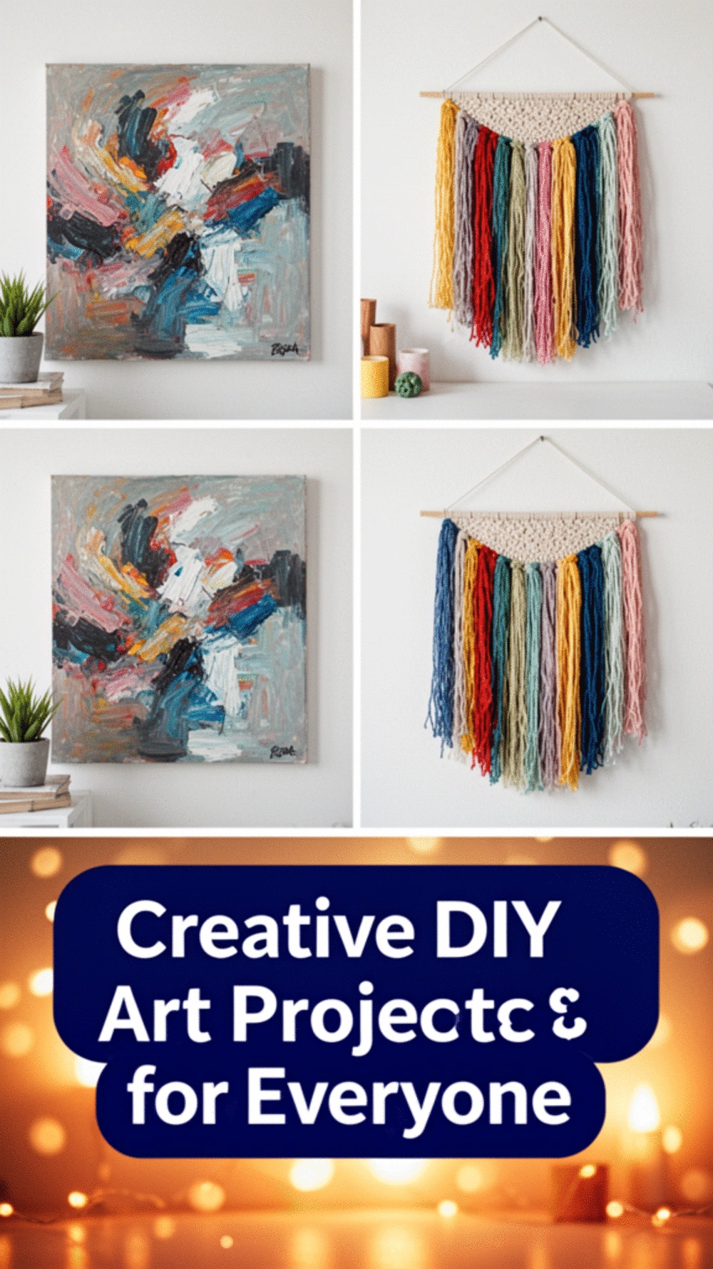 Easy DIY Art Projects for Every Skill Level to Transform Your Space