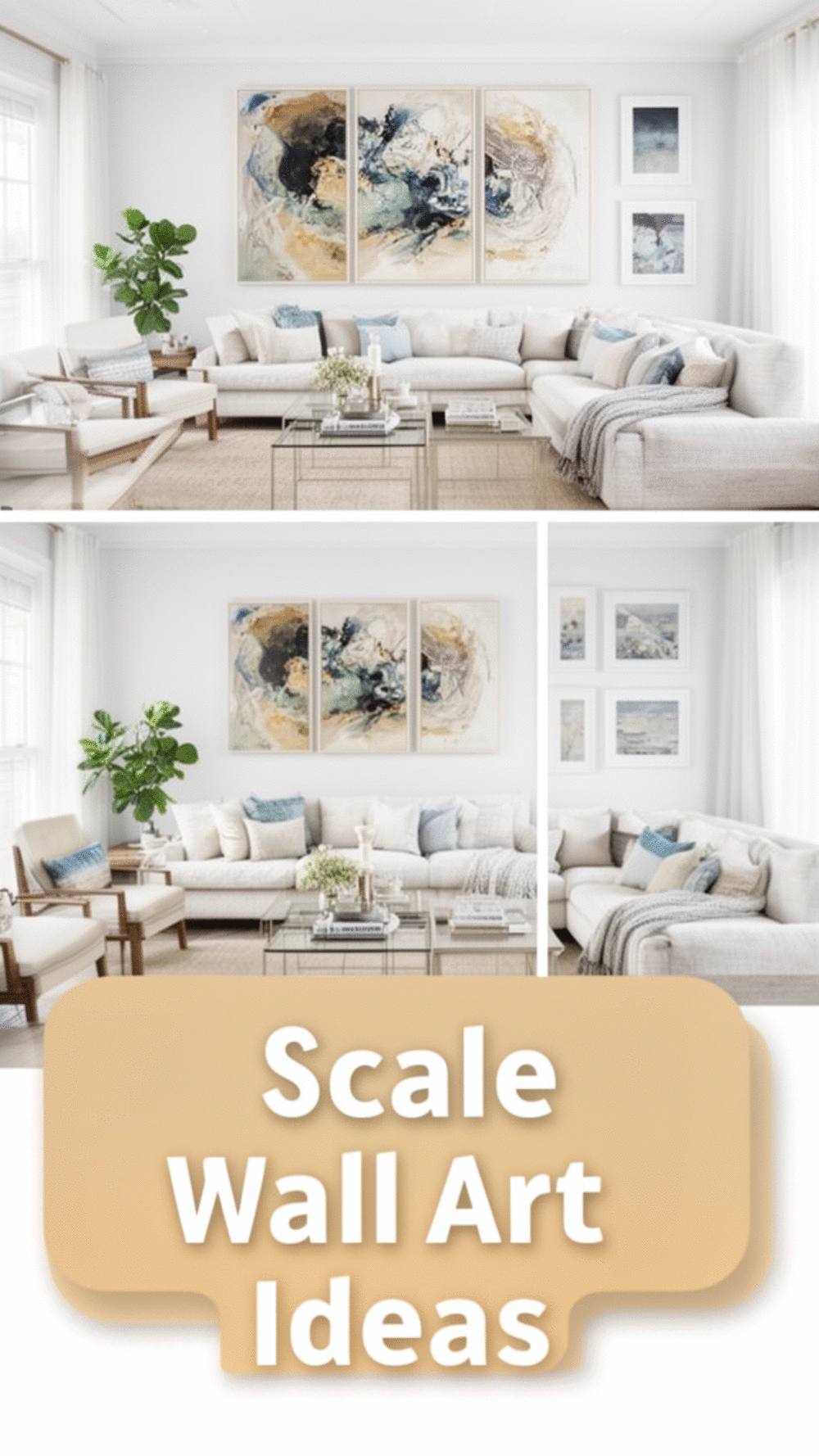 The Scale Trick That Makes Wall Art Work in a Large Open-Plan Room