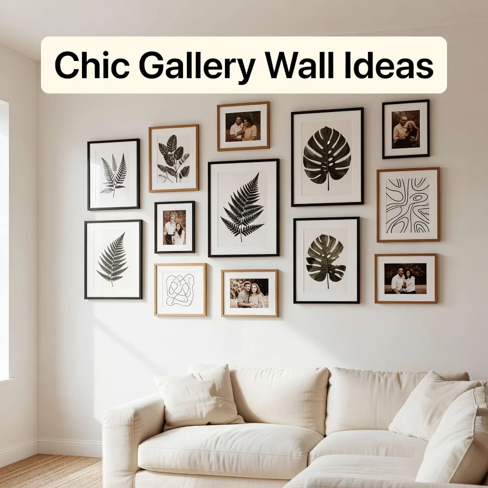 Chic Gallery Wall Ideas for Effortlessly Styled Rooms