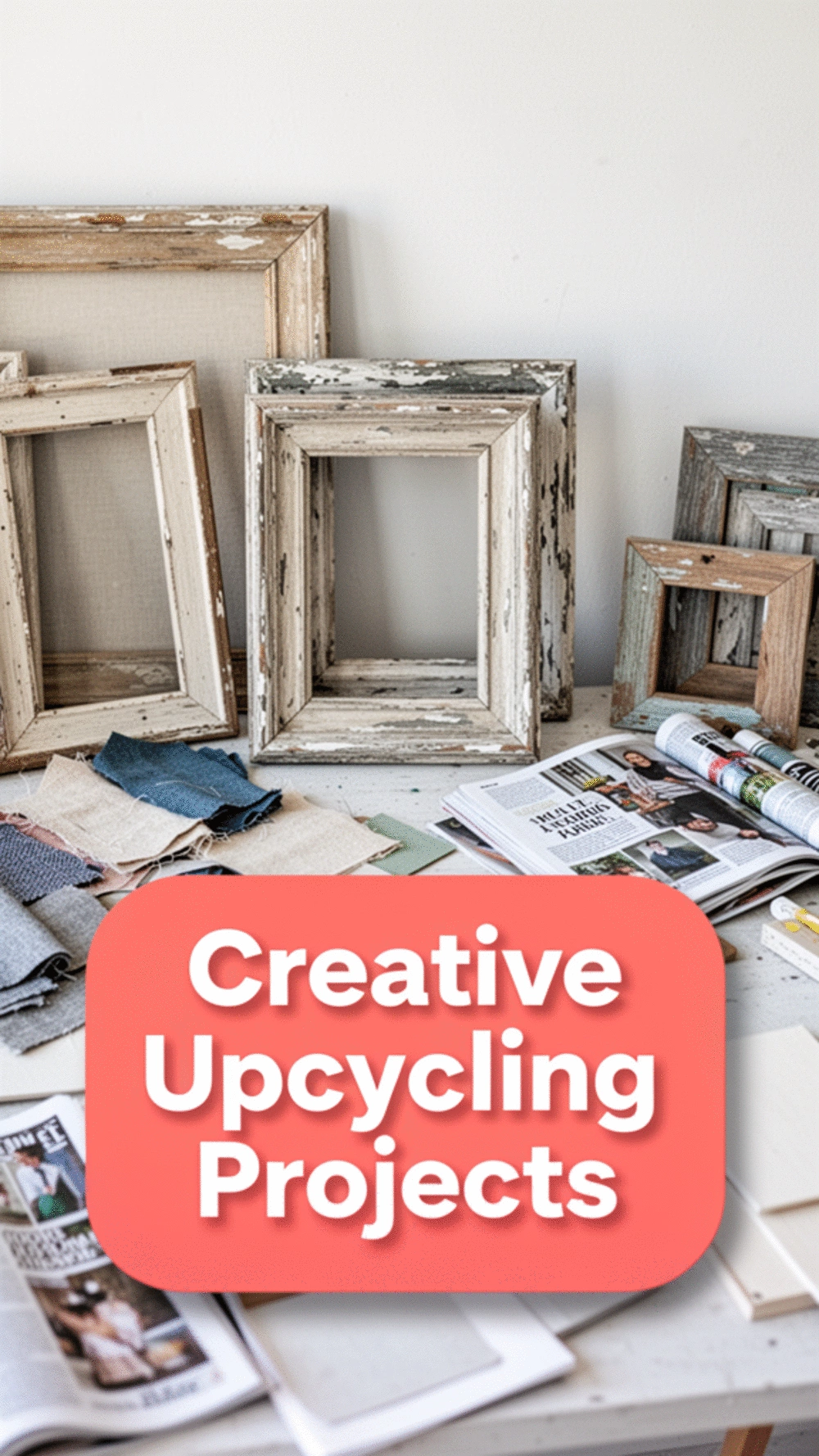 Transform Old Items into Unique Art Pieces