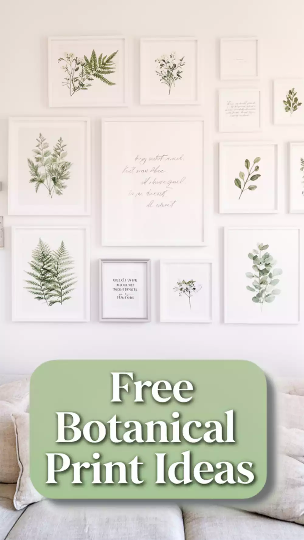 The Free Botanical Print Trick That Makes a Plain Wall Look Like a Curated Gallery