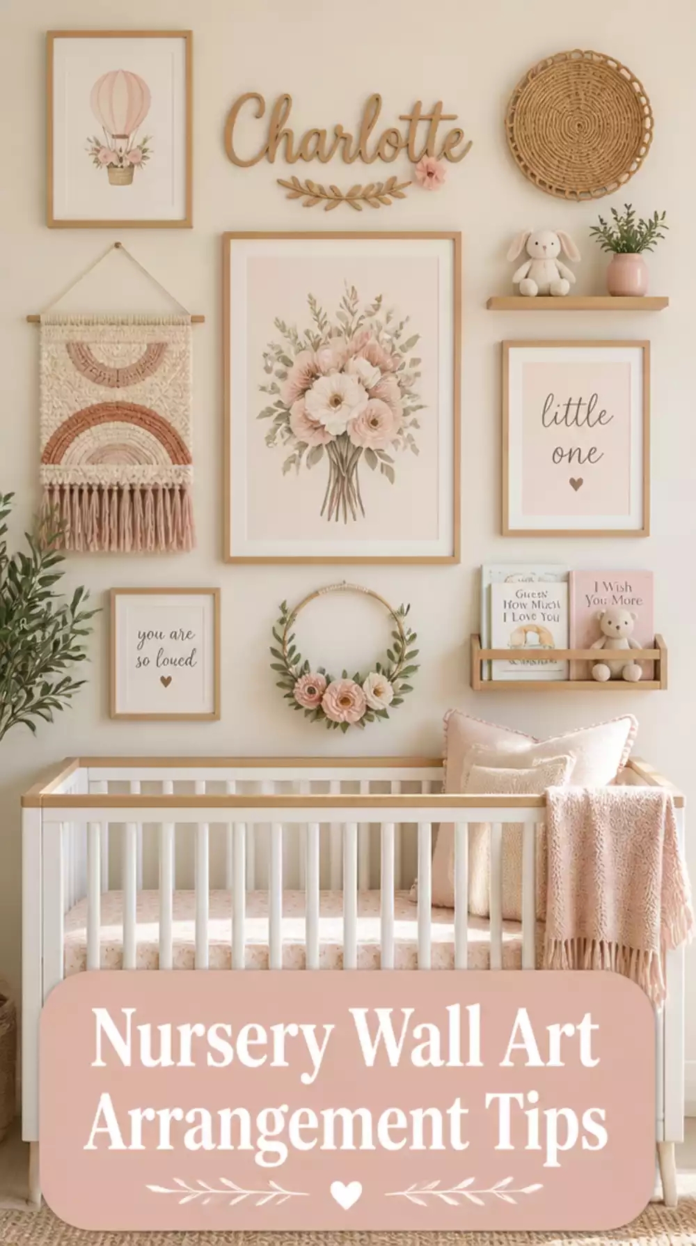 The Nursery Wall Art Arrangement Trick That Makes a Crib Wall Look Designed