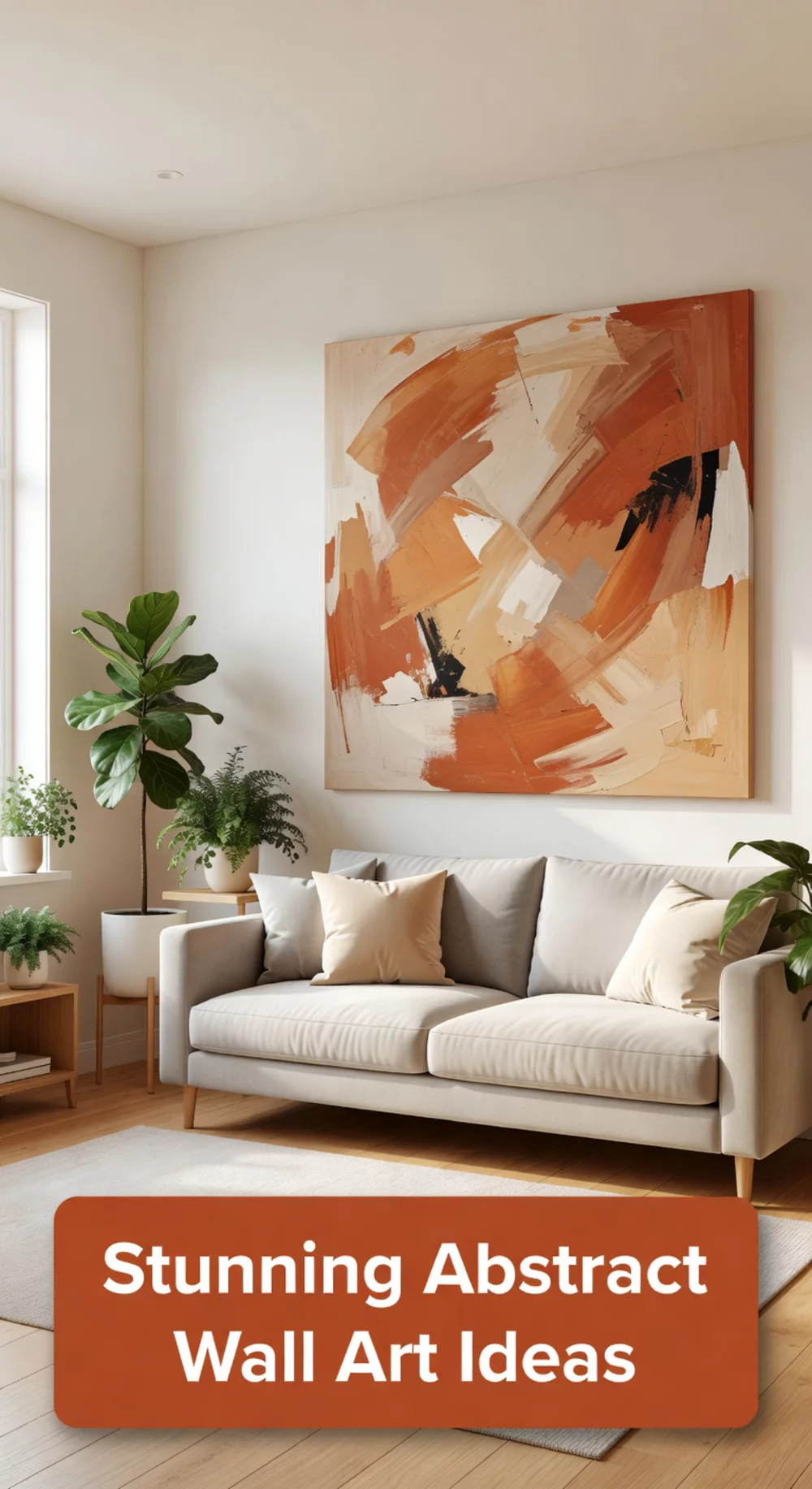 Stunning Abstract Wall Art for Modern Living Rooms