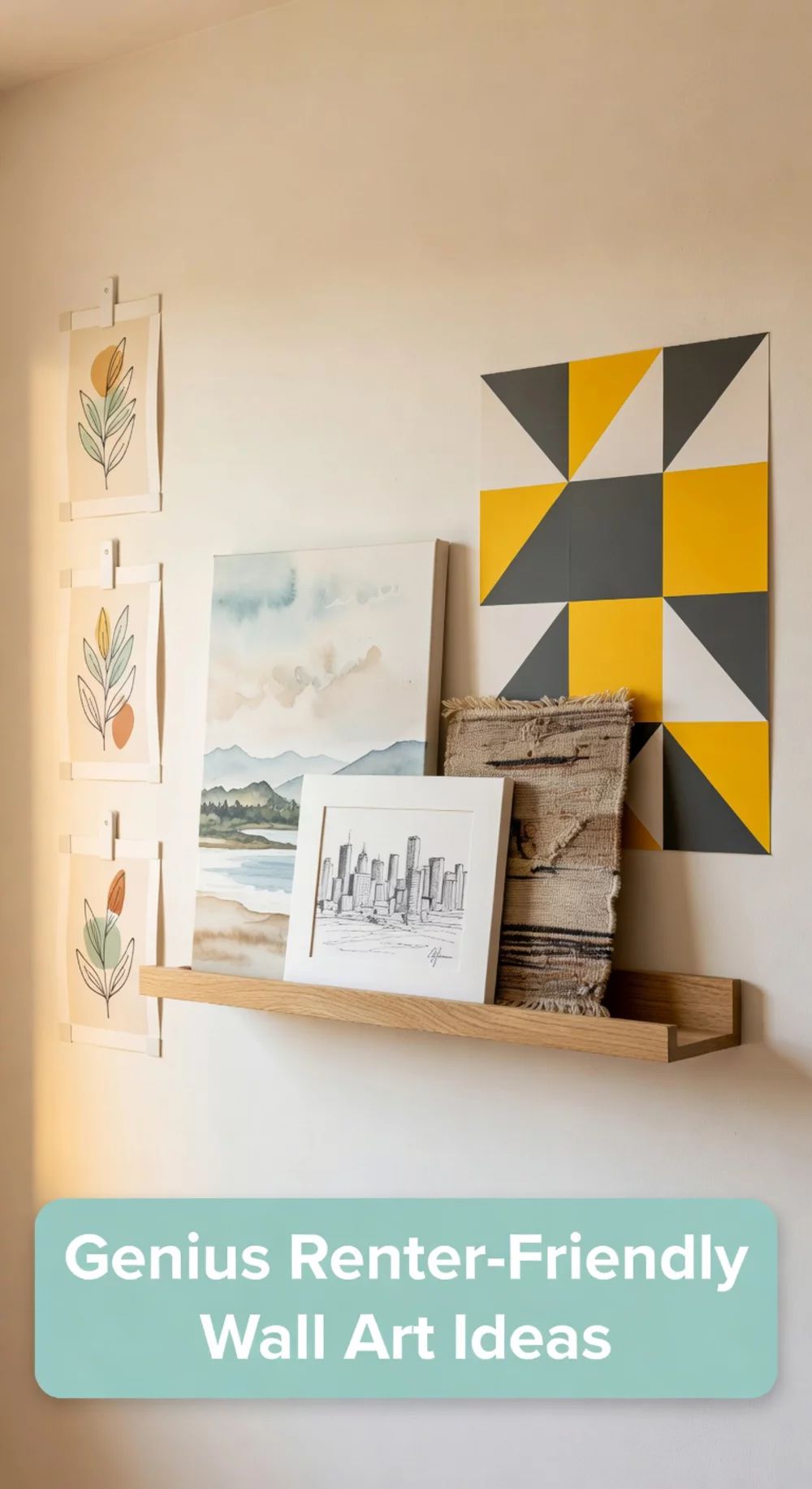 Genius Renter-Friendly Wall Art Ideas for Style
