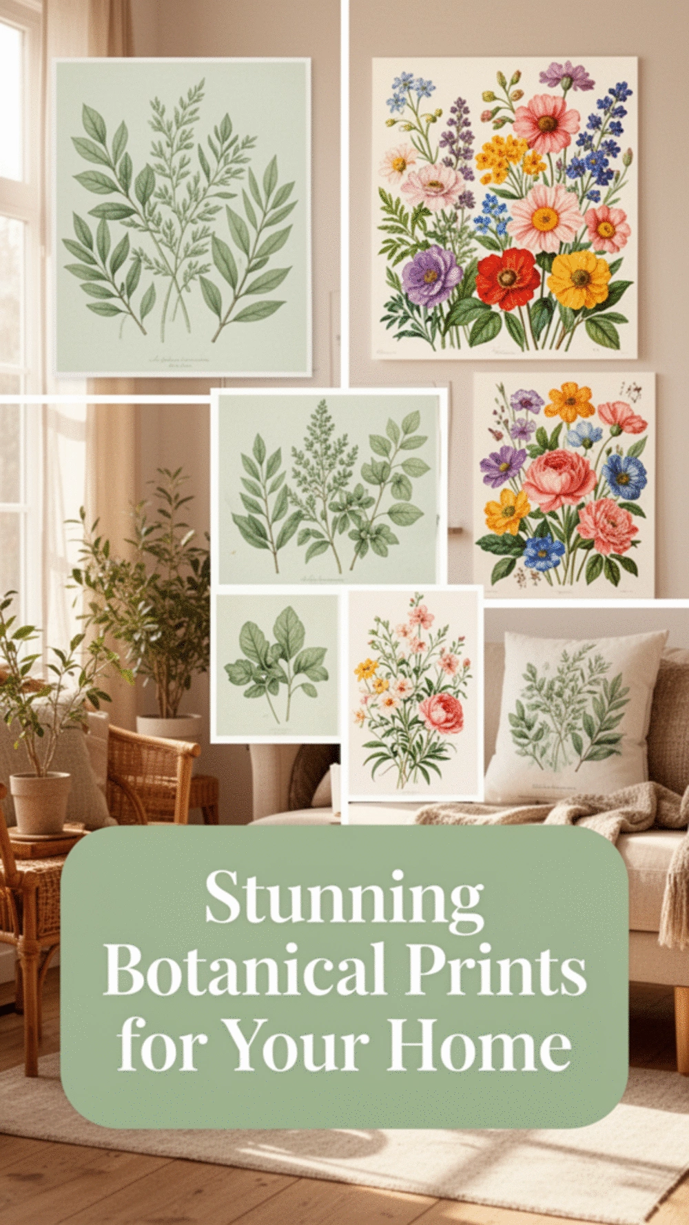 Stunning Botanical Prints to Bring Nature Inside Your Home