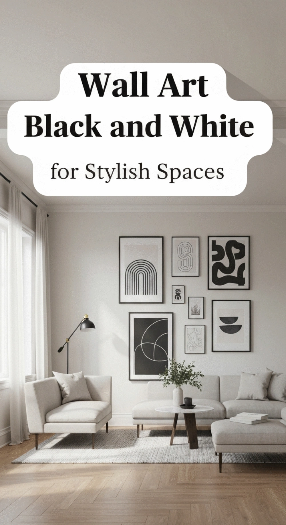 Wall Art Black and White for Stylish Spaces