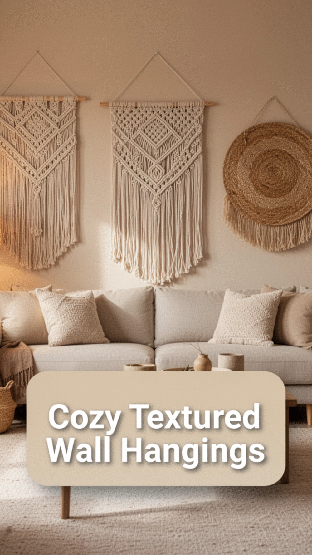 Transform Your Space with Textured Wall Hangings for a Cozy Feel
