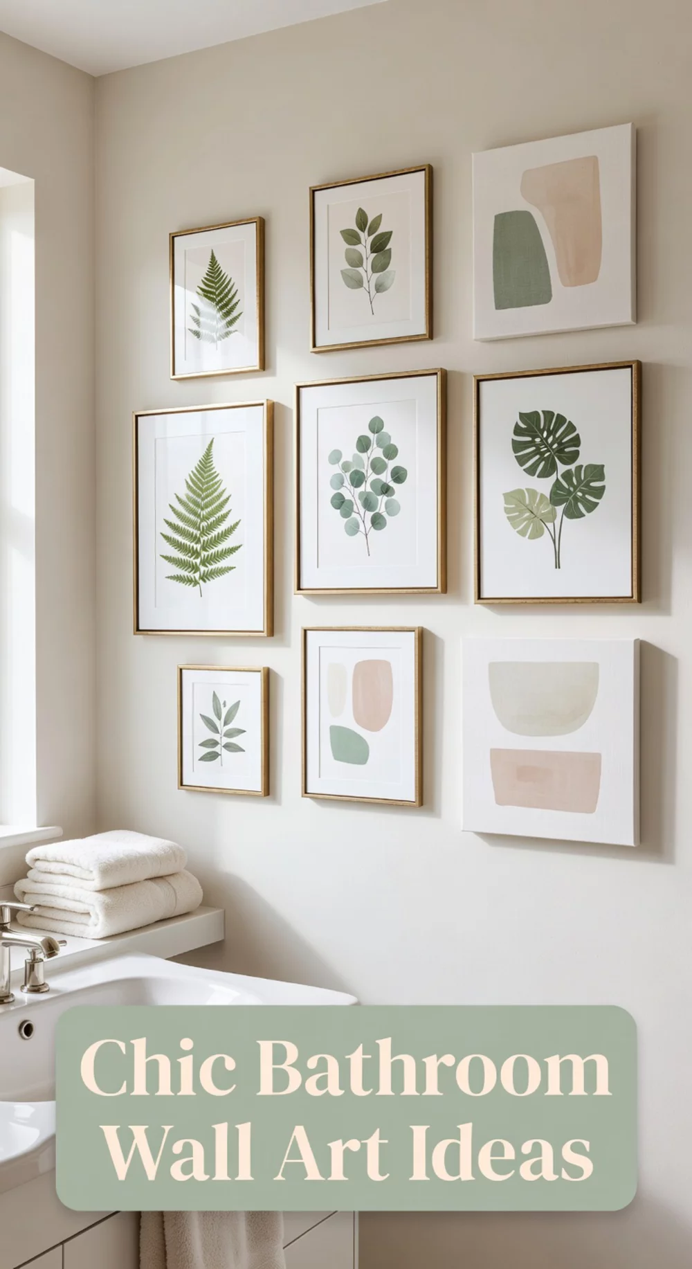 Chic Bathroom Wall Art Ideas for a Spa Vibe