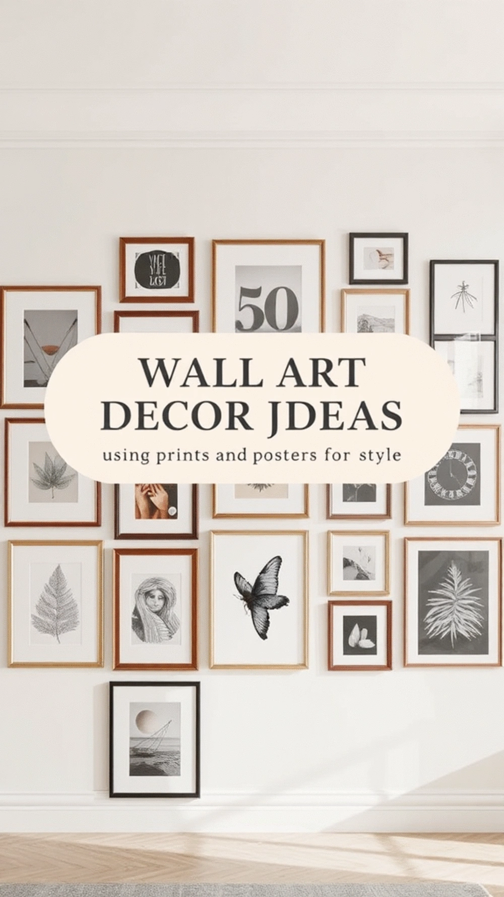 Wall Art Decor Ideas Using Prints and Posters