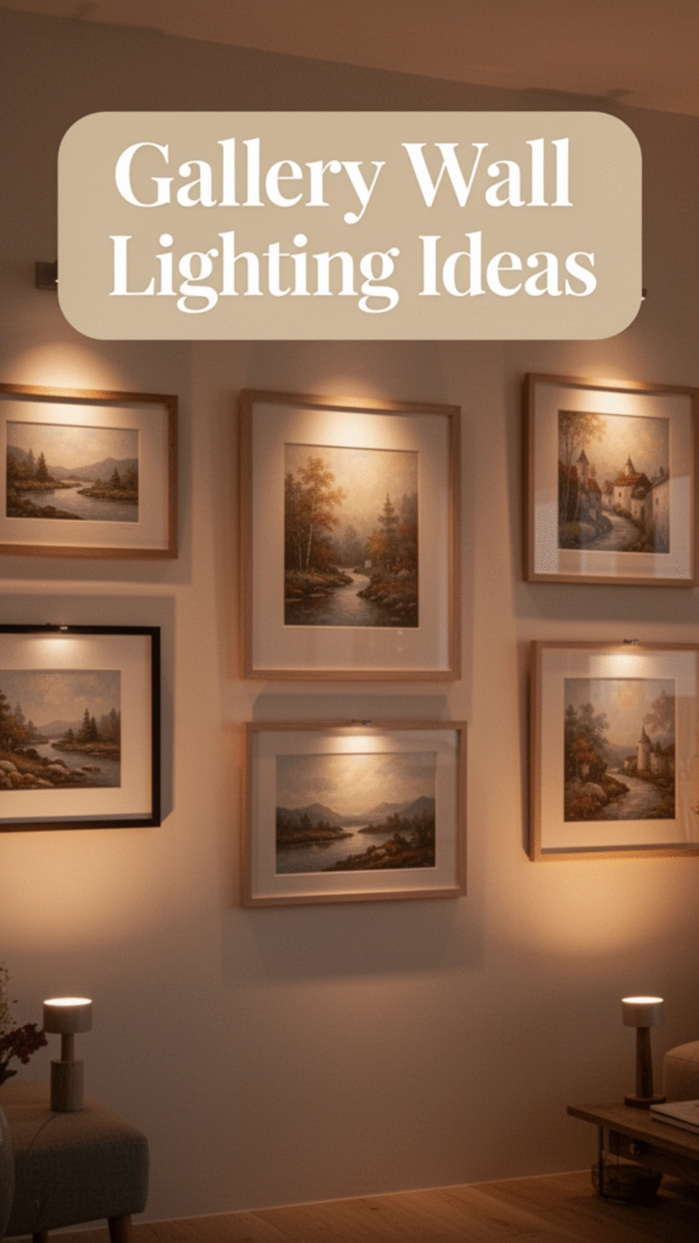 Transform Your Gallery Wall with Beautiful Mood Lighting