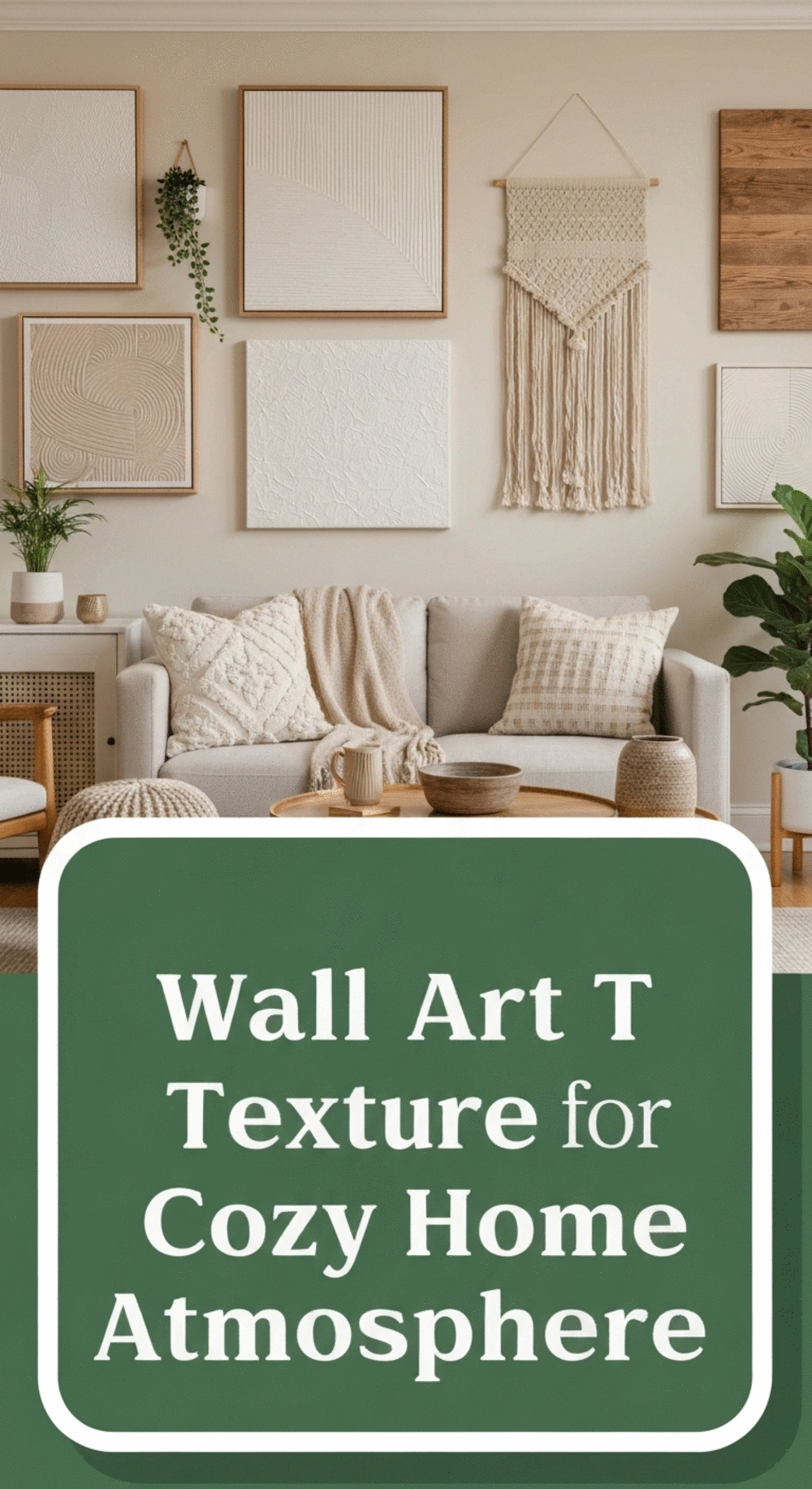 Wall Art Texture for a Cozy Home Atmosphere