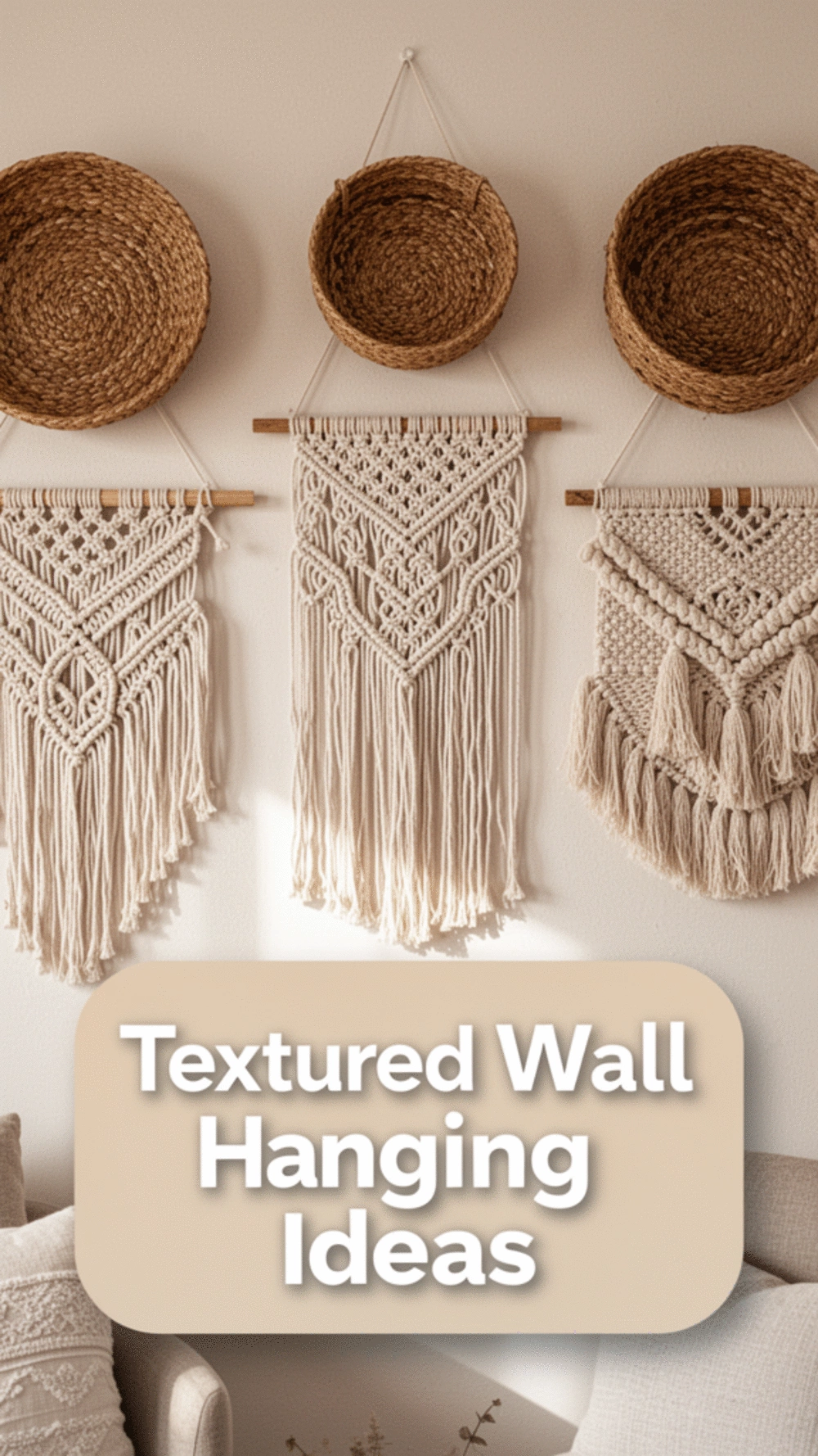 Textured Wall Hangings Ideas: Create Depth and Warmth in Your Space