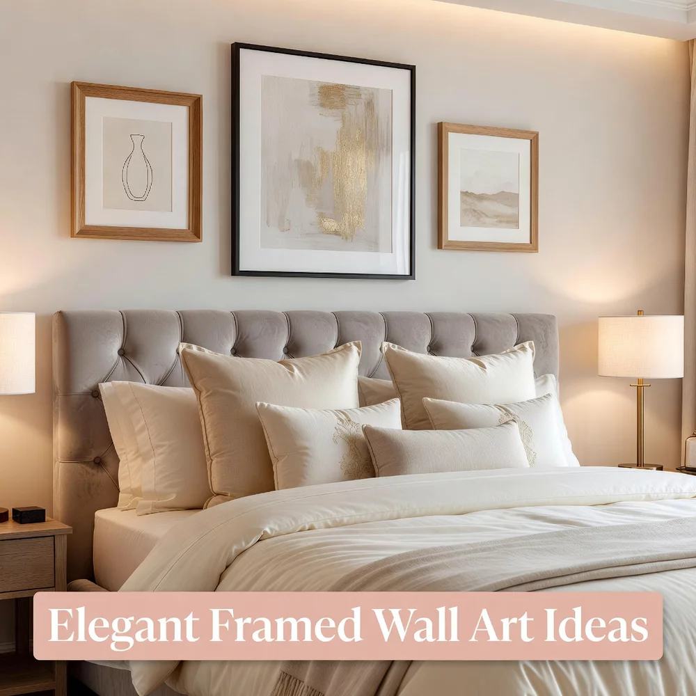 Elegant Framed Wall Art Ideas for Hotel Vibe