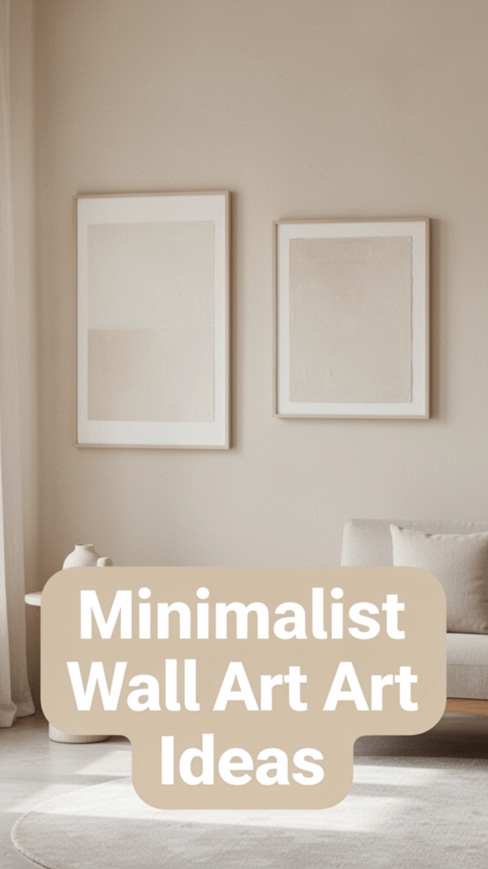 Embrace Minimalism: 7 Wall Art Decor Ideas Using Neutral Tones