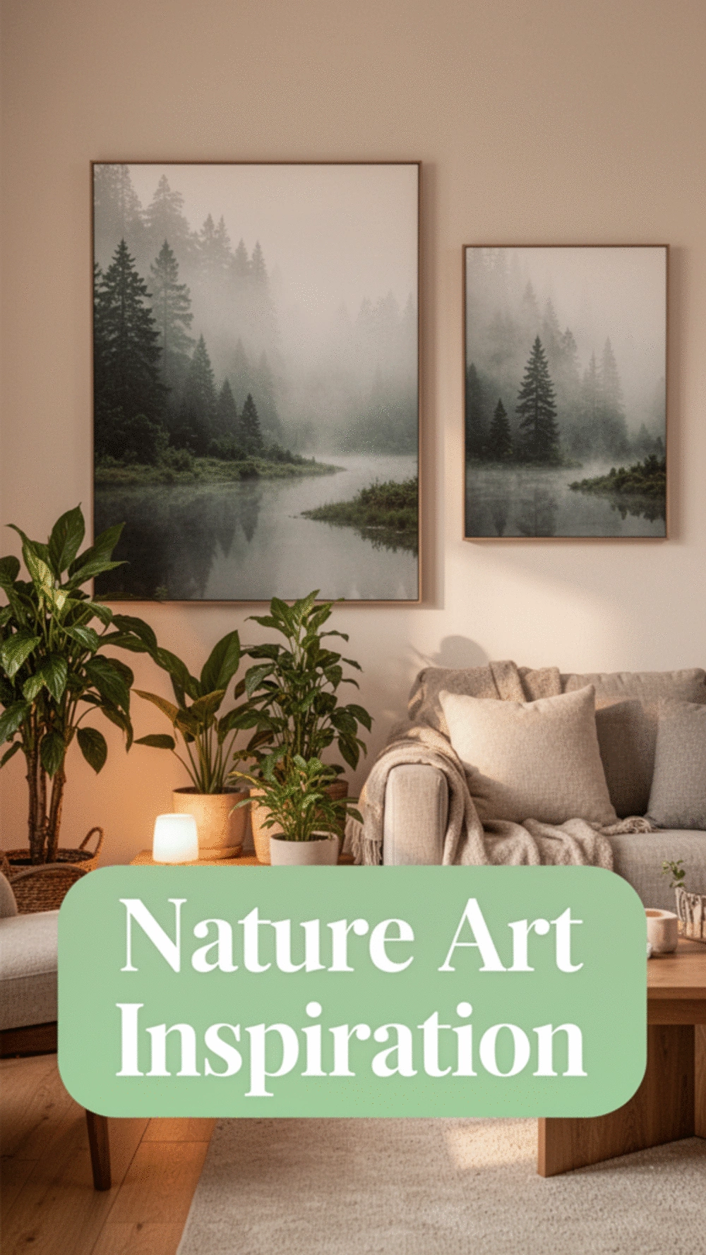 Nature Art Ideas: Create a Calm Indoor Oasis with Nature-Inspired Wall Art