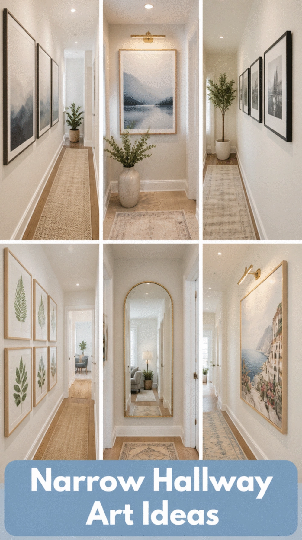 The Entryway Wall Art Trick That Makes a Narrow Hallway Look Wider
