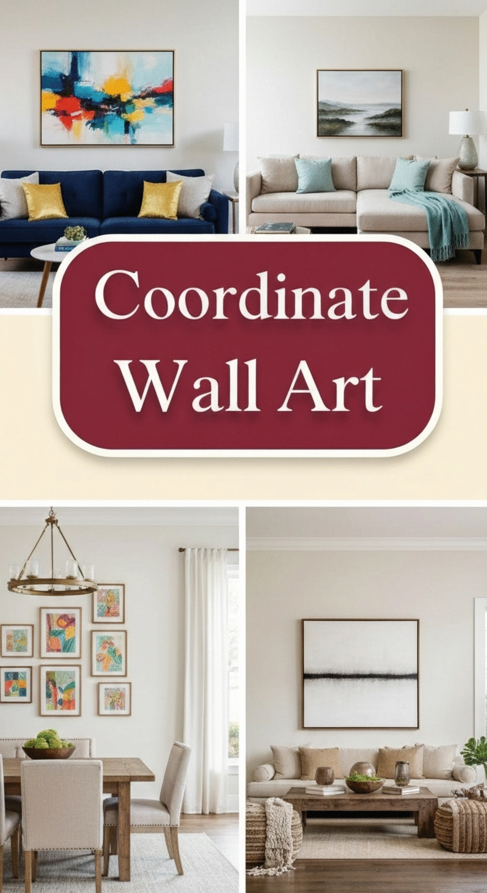 How to Coordinate Wall Art Colors with Furniture and Textiles