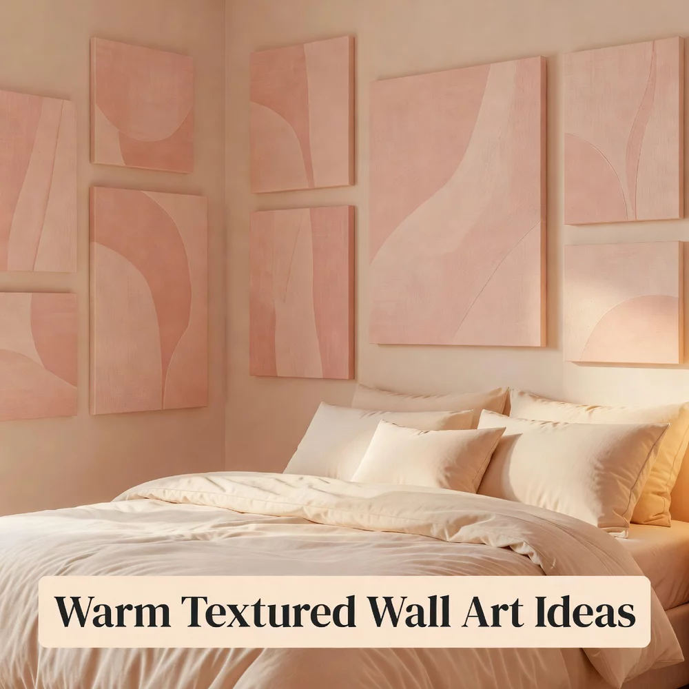 Warm Textured Wall Art Ideas for Cozy Bedrooms