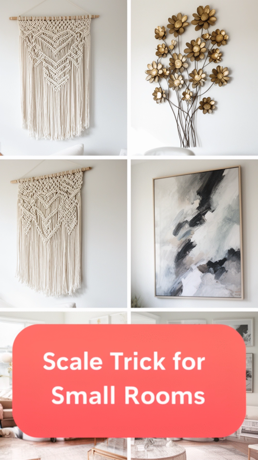 The Small Apartment Wall Art Scale Trick That Makes Rooms Look Double the Size