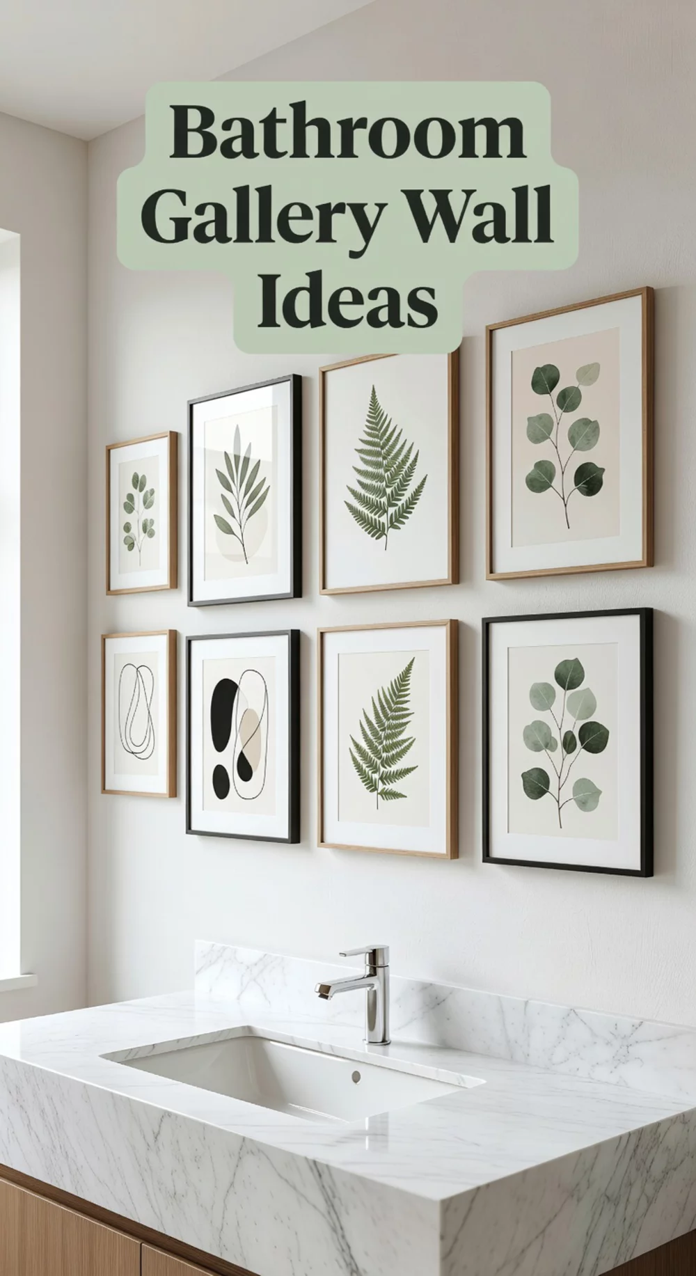 Bathroom Gallery Wall Ideas for Spa Aesthetics