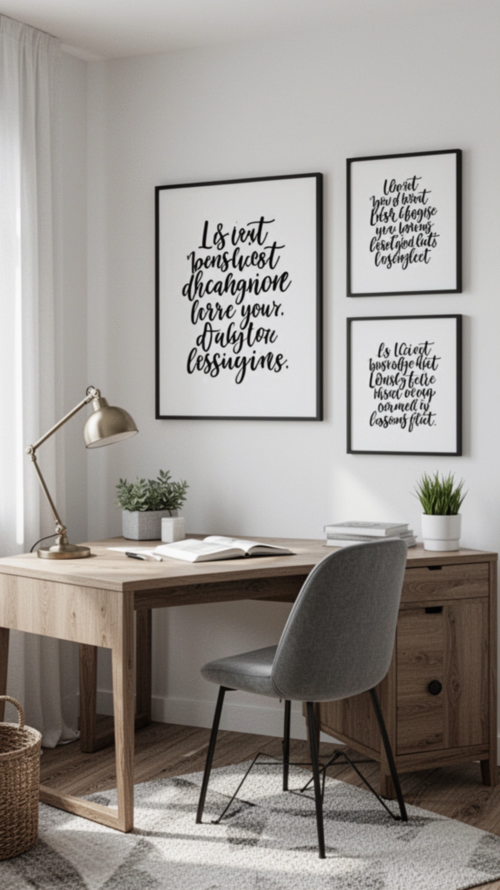 Inspiring Monochrome Quote Art for Home Decor: 5 Uplifting Ideas