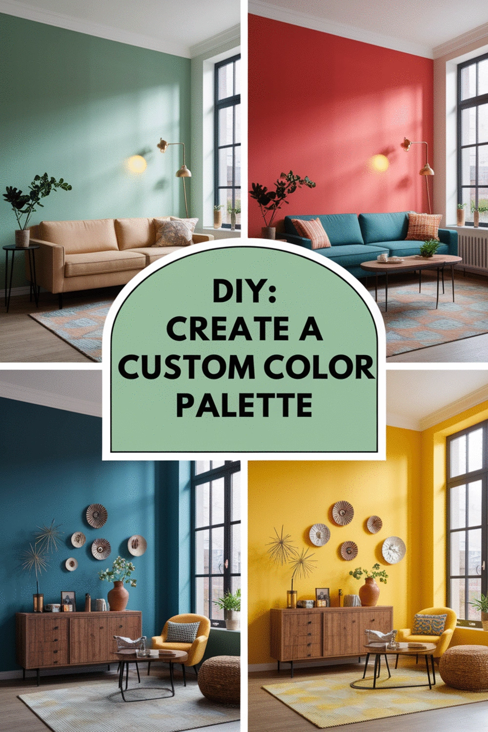 DIY: Create a Custom Color Palette for Your Accent Wall