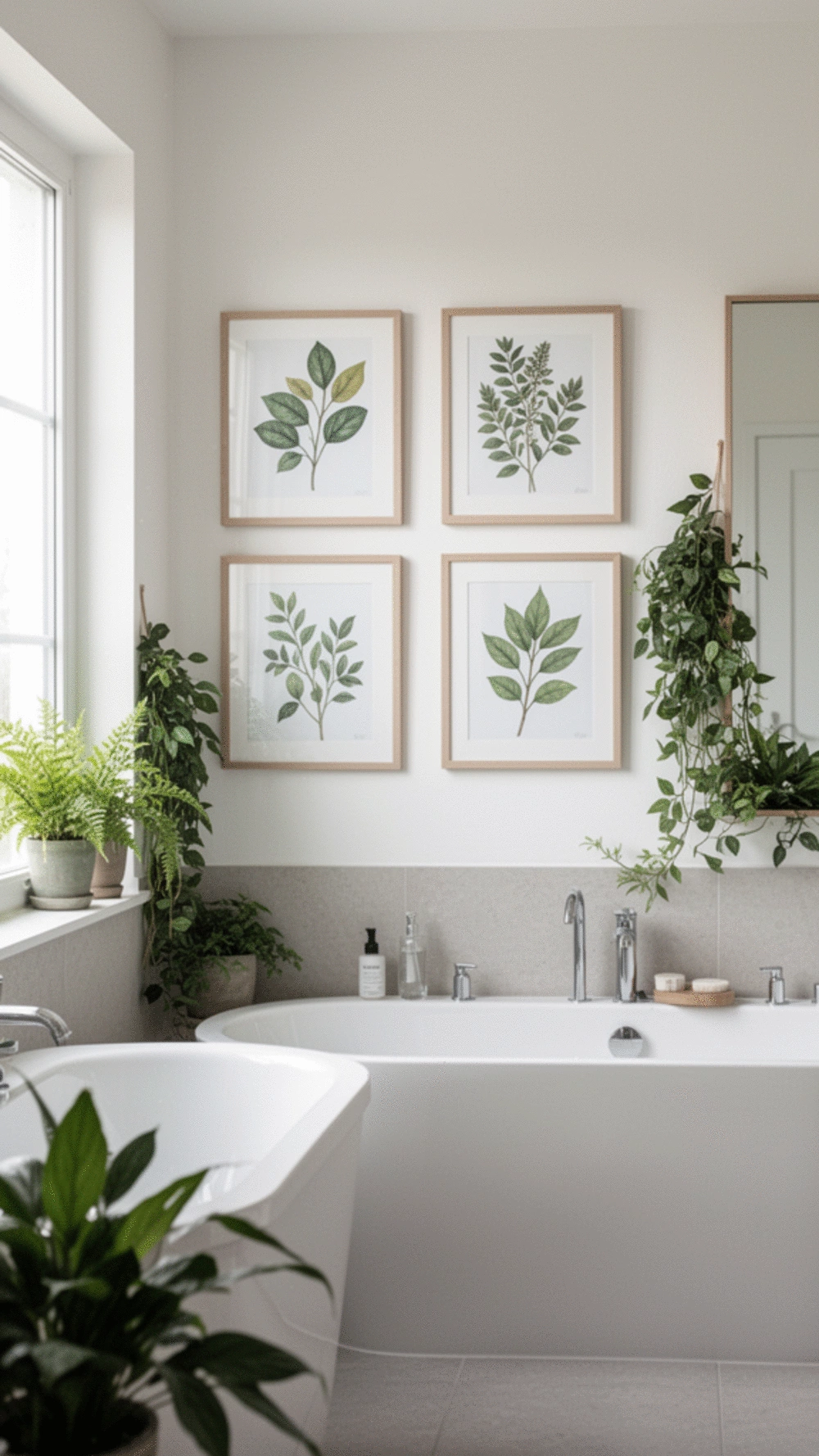 5 Stunning Botanical Prints for Calm Bathroom Decor
