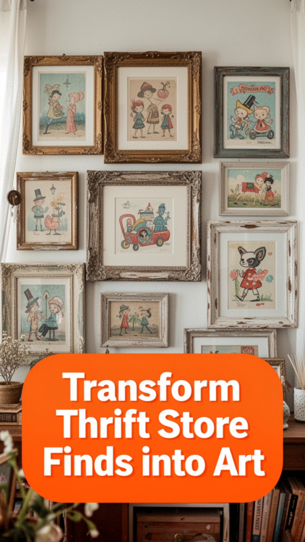 Transform Thrift Store Finds into Stunning Wall Art