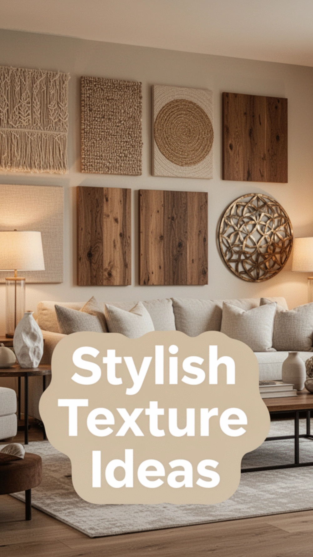 Add depth and interest to your neutral decor with texture ideas