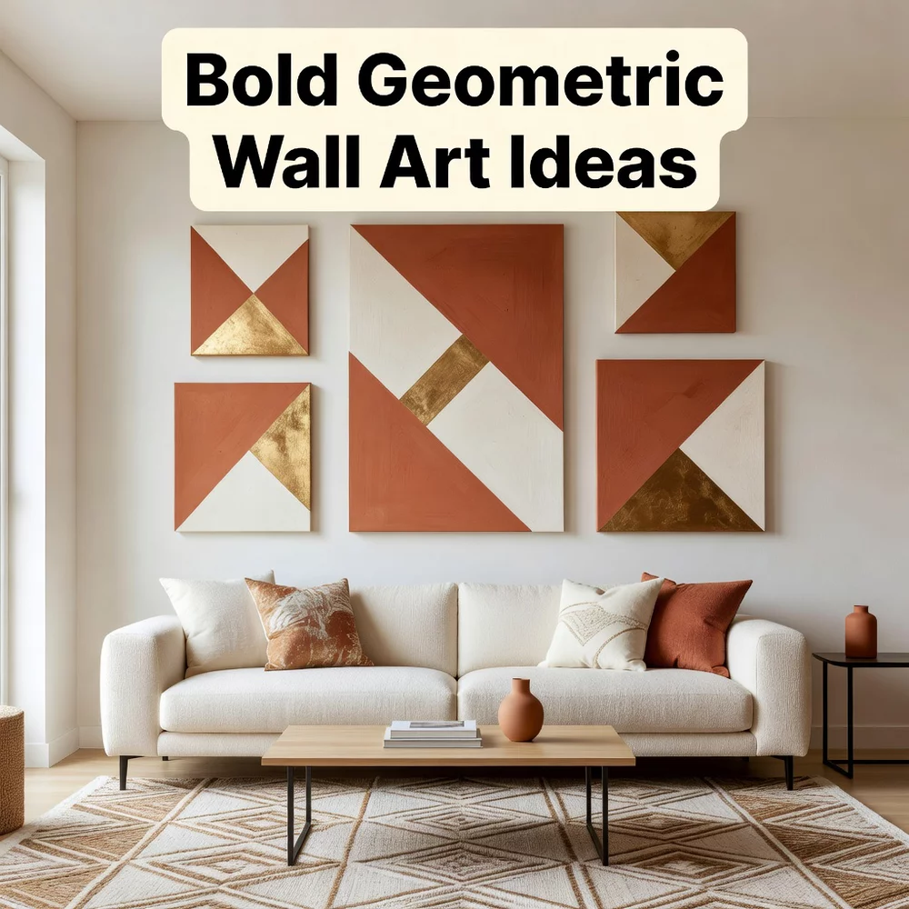 Bold Geometric Wall Art Ideas for Modern Rooms