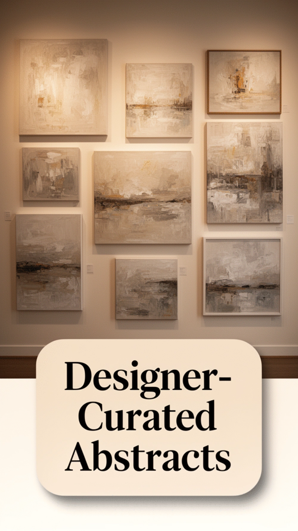 The Abstract Canvas Trick That Makes a Living Room Look Designer-Curated