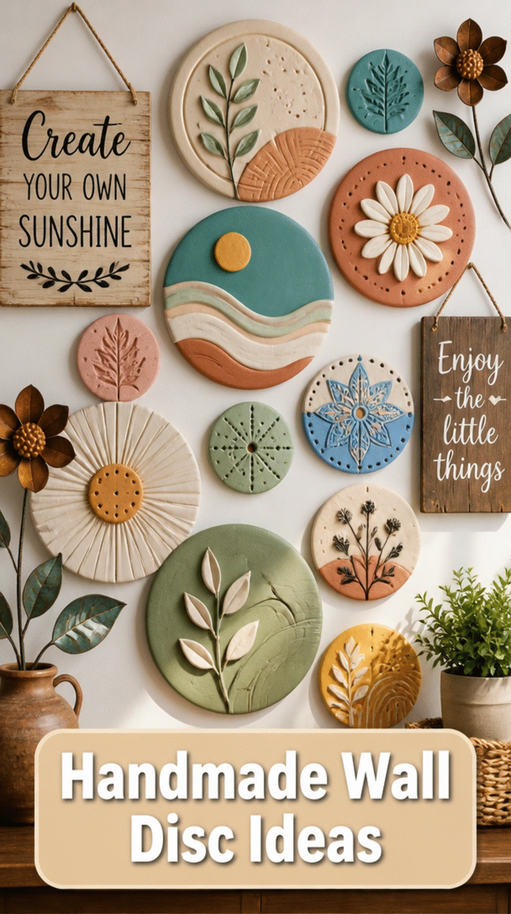 The Air Dry Clay Wall Disc Trick That Makes a Gallery Wall Look Handmade
