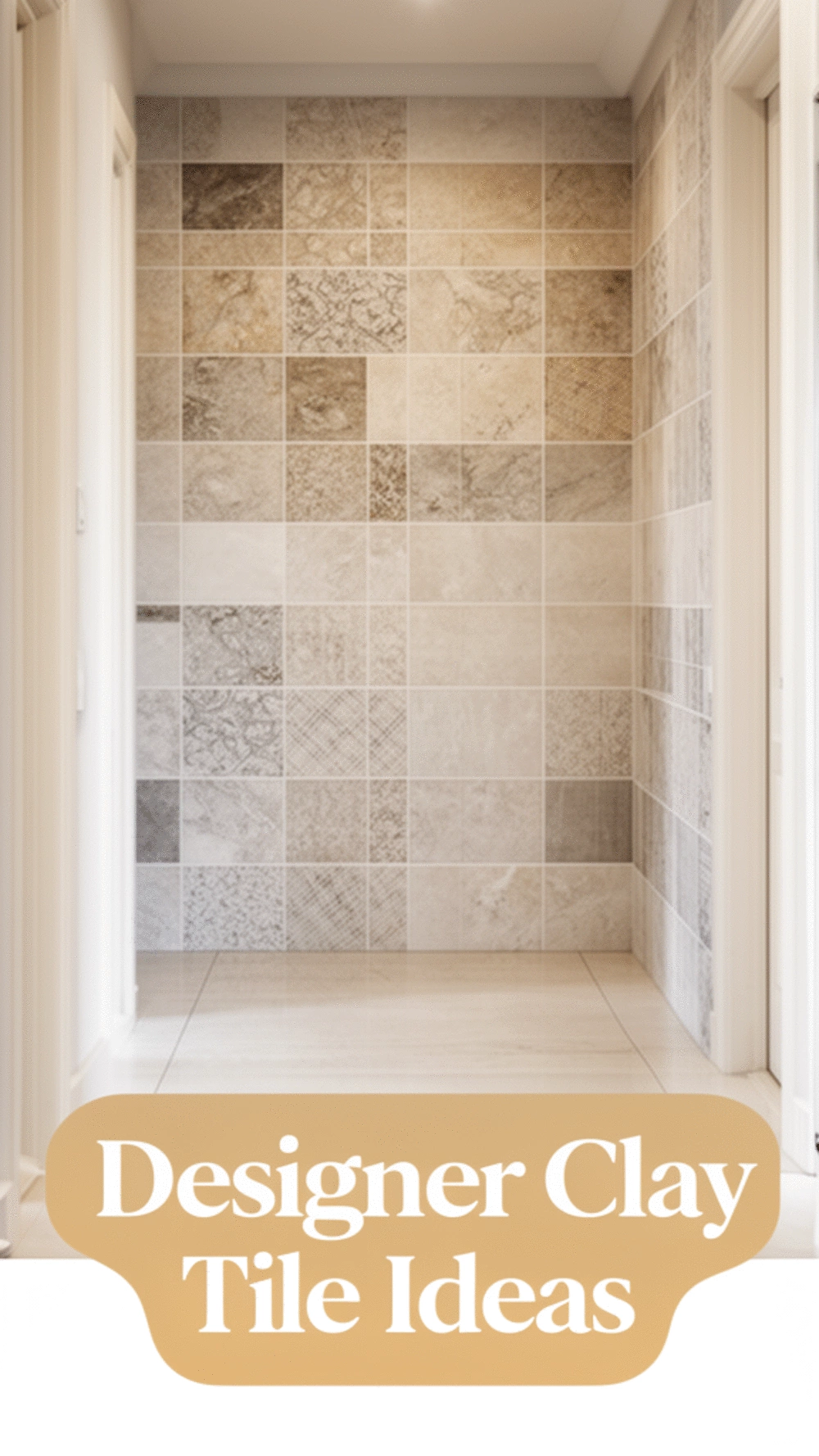 The Designer Clay Wall Tile Grid That Makes a Hallway Look Styled