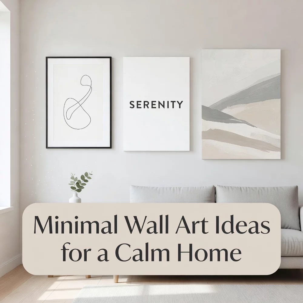 Minimal Wall Art Ideas for a Calm Home