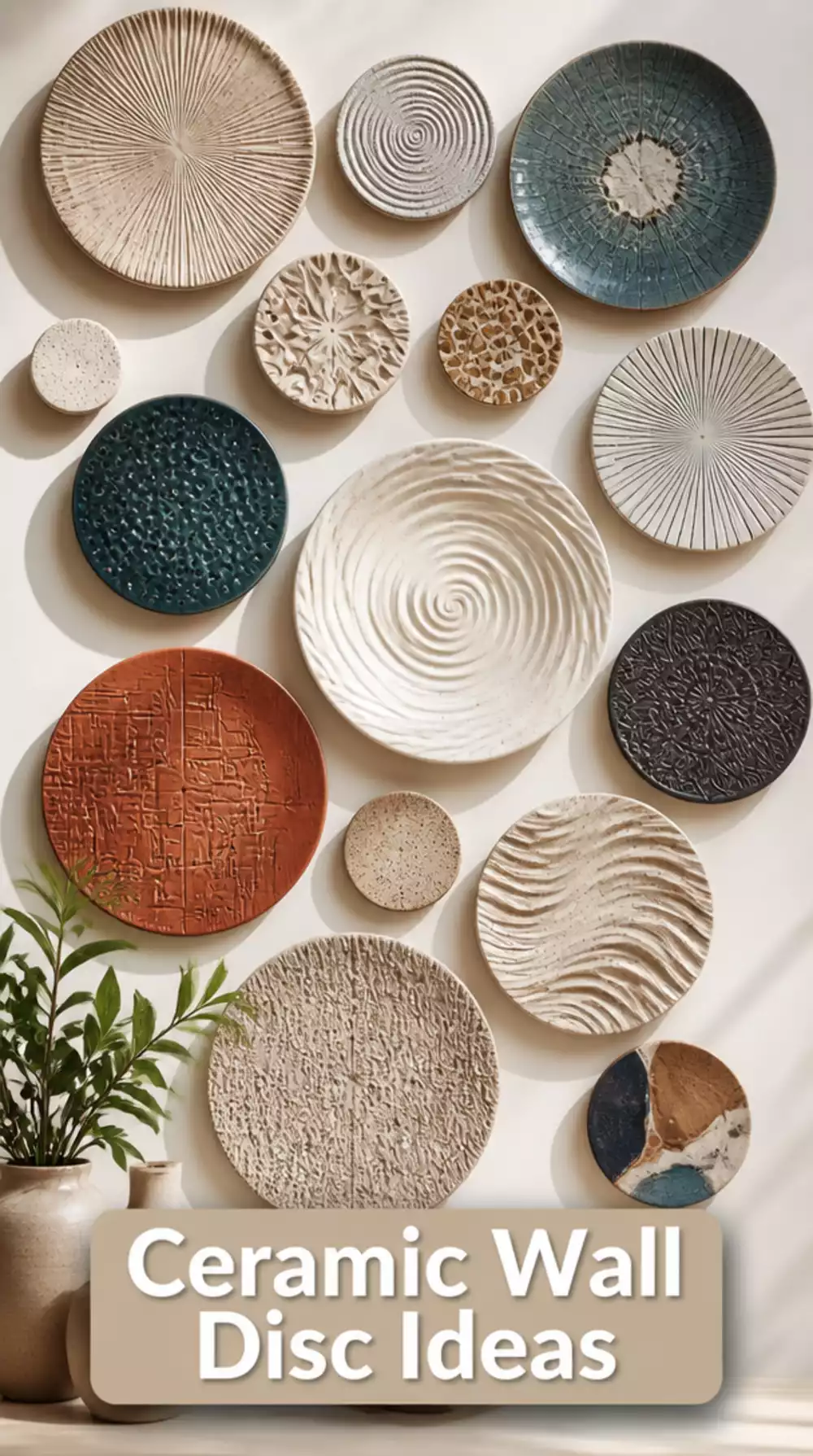 The Ceramic Wall Disc Trick Designers Use to Make Walls Look Curated