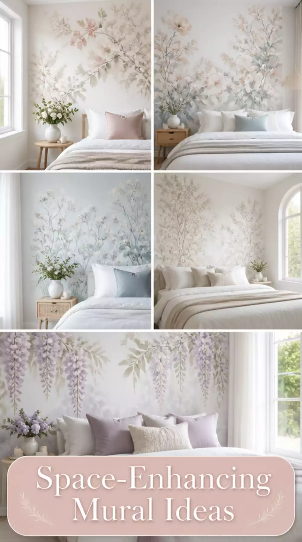 The Bedroom Mural Wallpaper Trick That Makes a Small Room Feel Bigger